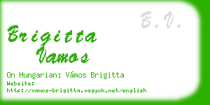 brigitta vamos business card